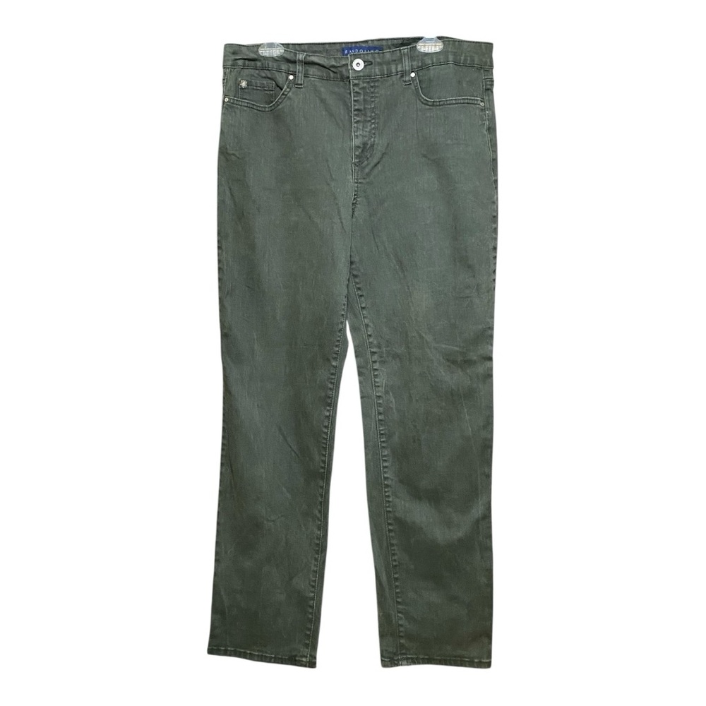 Bandolino Woman’s Mandie Green Denim Pants 16